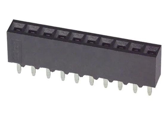 5-535541-8 10 Position Behälter Anschluss 0,100 &quot; (2.54 mm) Durch Loch Gold