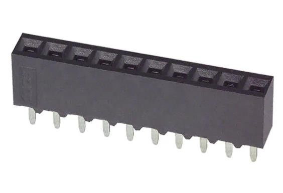 5-535541-8 10 Position Behälter Anschluss 0,100 &quot; (2.54 mm) Durch Loch Gold