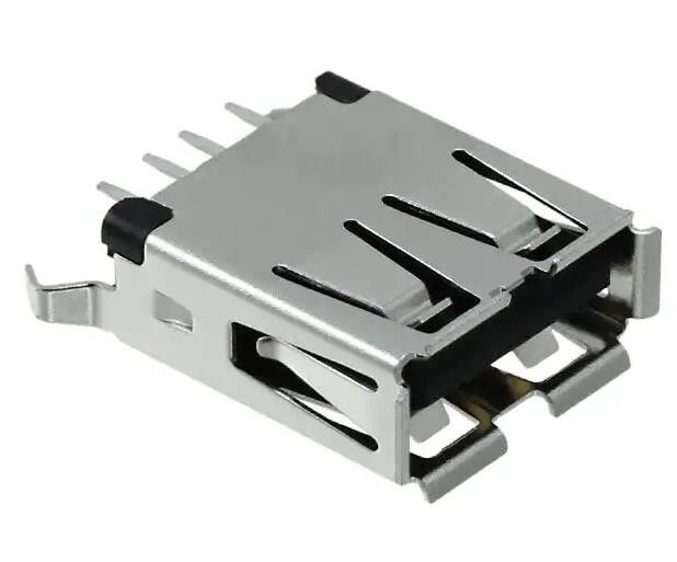 1734366-1 USB-A (USB TYPE-A) USB 2.0 Empfängeranschluss 4 Position durch Loch