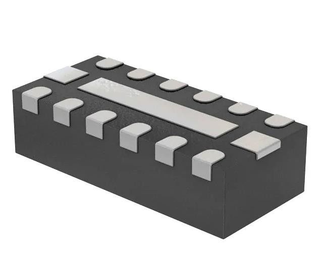 TPD6F002QDSVRQ1 RC (Pi) EMI-Filter 2. Ordnung Niedrigpass 6 Kanal C = 17pF